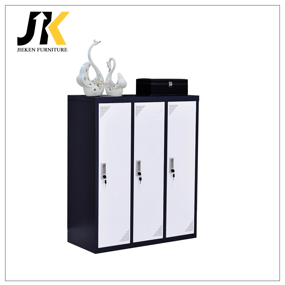 Modern Simply 3 Doors Balcony Cabinet Locker Metal Filing Cabinet