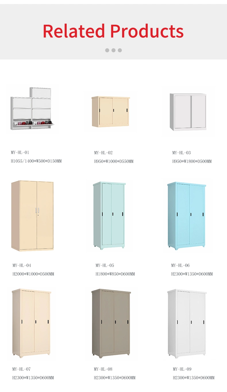 Vertical Steel Filing Cabinet Balcony Home Furniture Waterproof Metal Storage Locker Cabinet