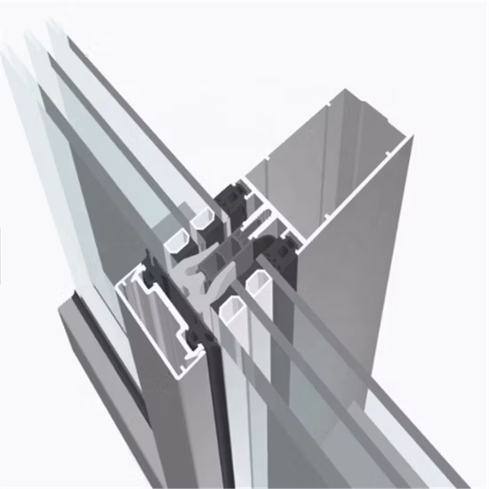 Foshan Customizable Double Glazed Aluminium Cladding Price Steel Glass Panel Windows and Doors Curtain Exterior Cladding Wall